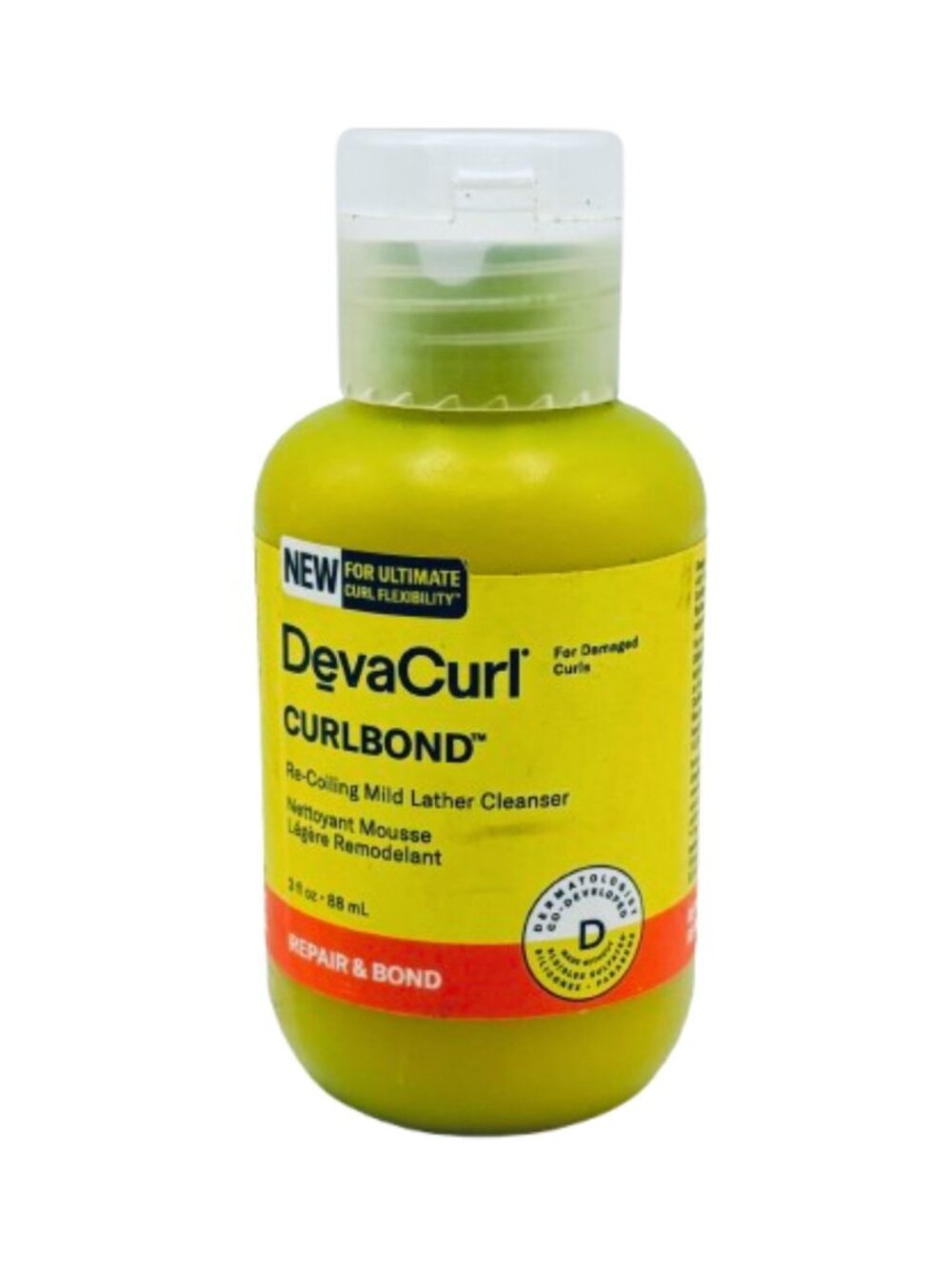 DevaCurl CurlBond Re-Coiling Mild Lather Cleanser 88ml 3oz NEW